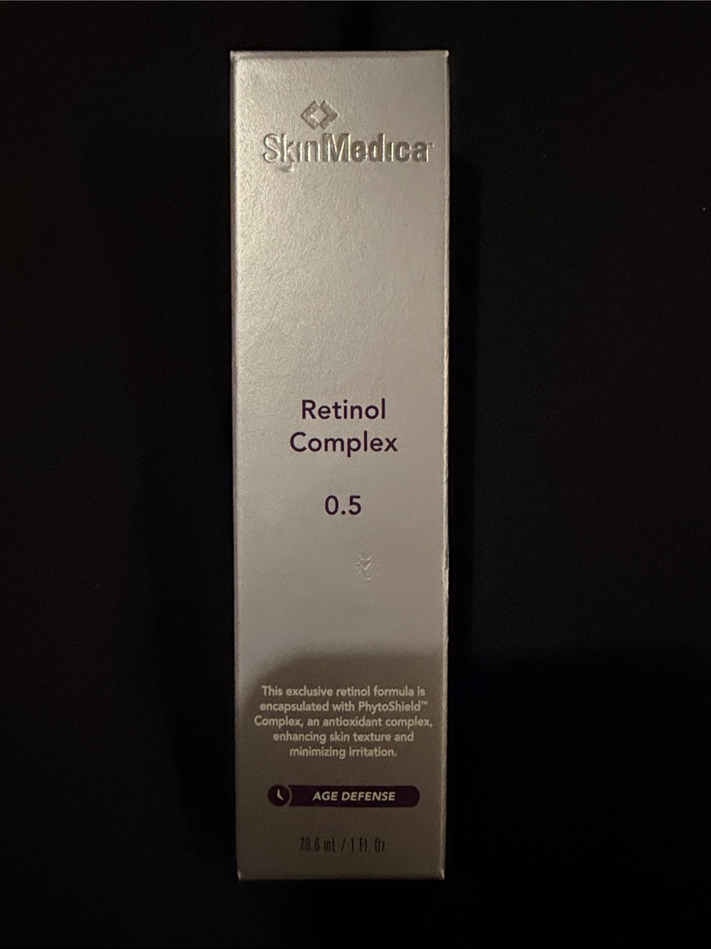 SkinMedica Retinol Complex 0.5 – White and Purple Accents